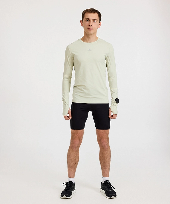 Лонгслив Nordski RunTech Smoky Green