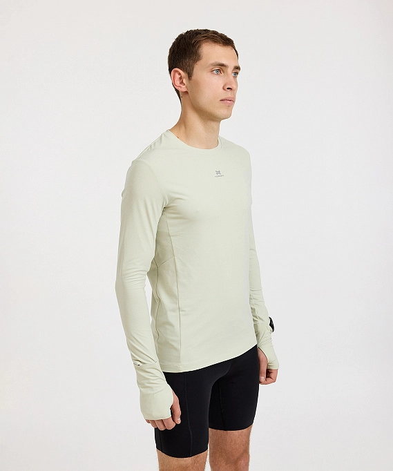 Лонгслив Nordski RunTech Smoky Green