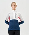 Тренировочная куртка Nordski PRO TOUR White/Deep/Red W