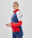 Тренировочная куртка Nordski Pro 2.0 White/Red/Blue W