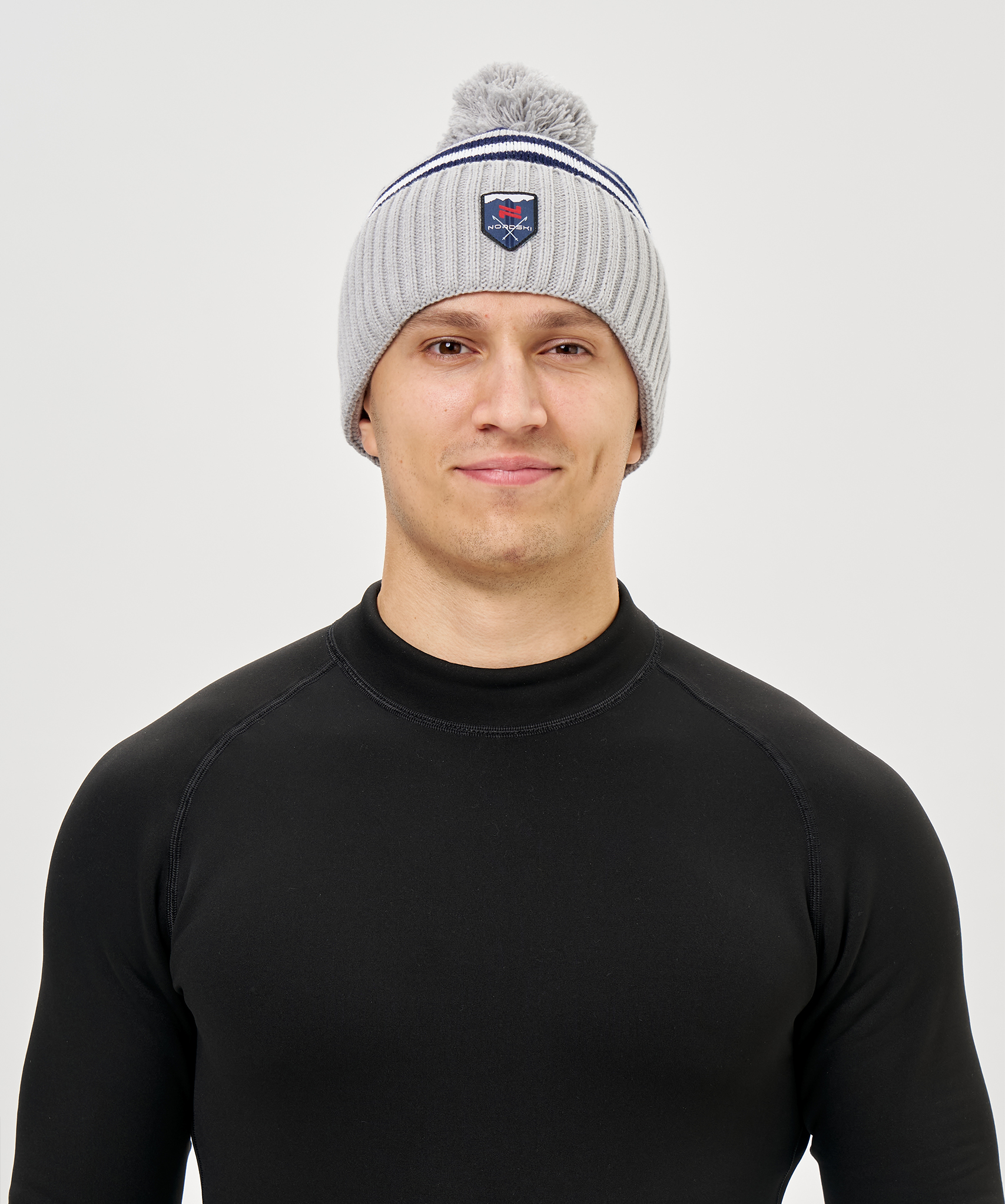 Шапка Nordski Severe Dark Blue/Grey