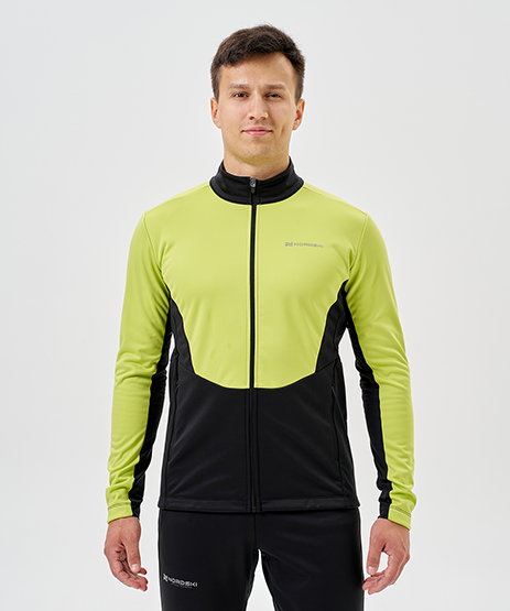 Тренировочная куртка Nordski Advance Lime/Black