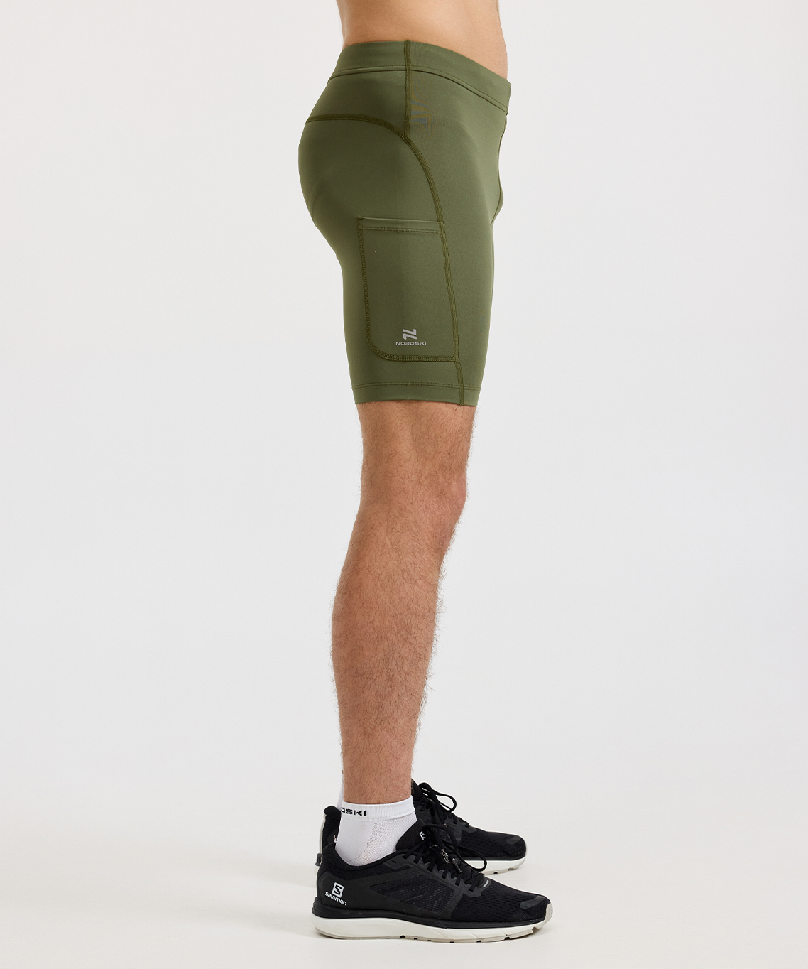 Шорты обтягивающие Nordski Run 2.0 Olive