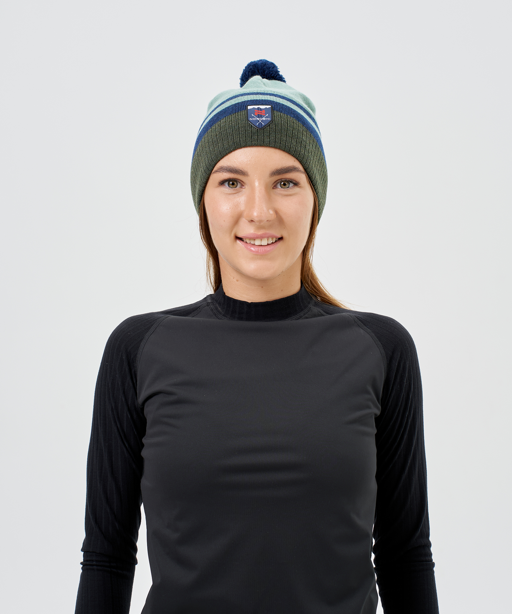 Шапка Nordski Move Ice Mint/Dark Jeans