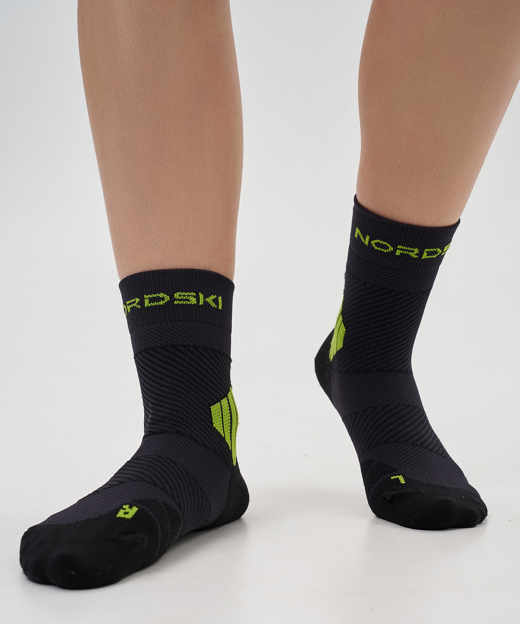 Носки Run All year Black/Lime