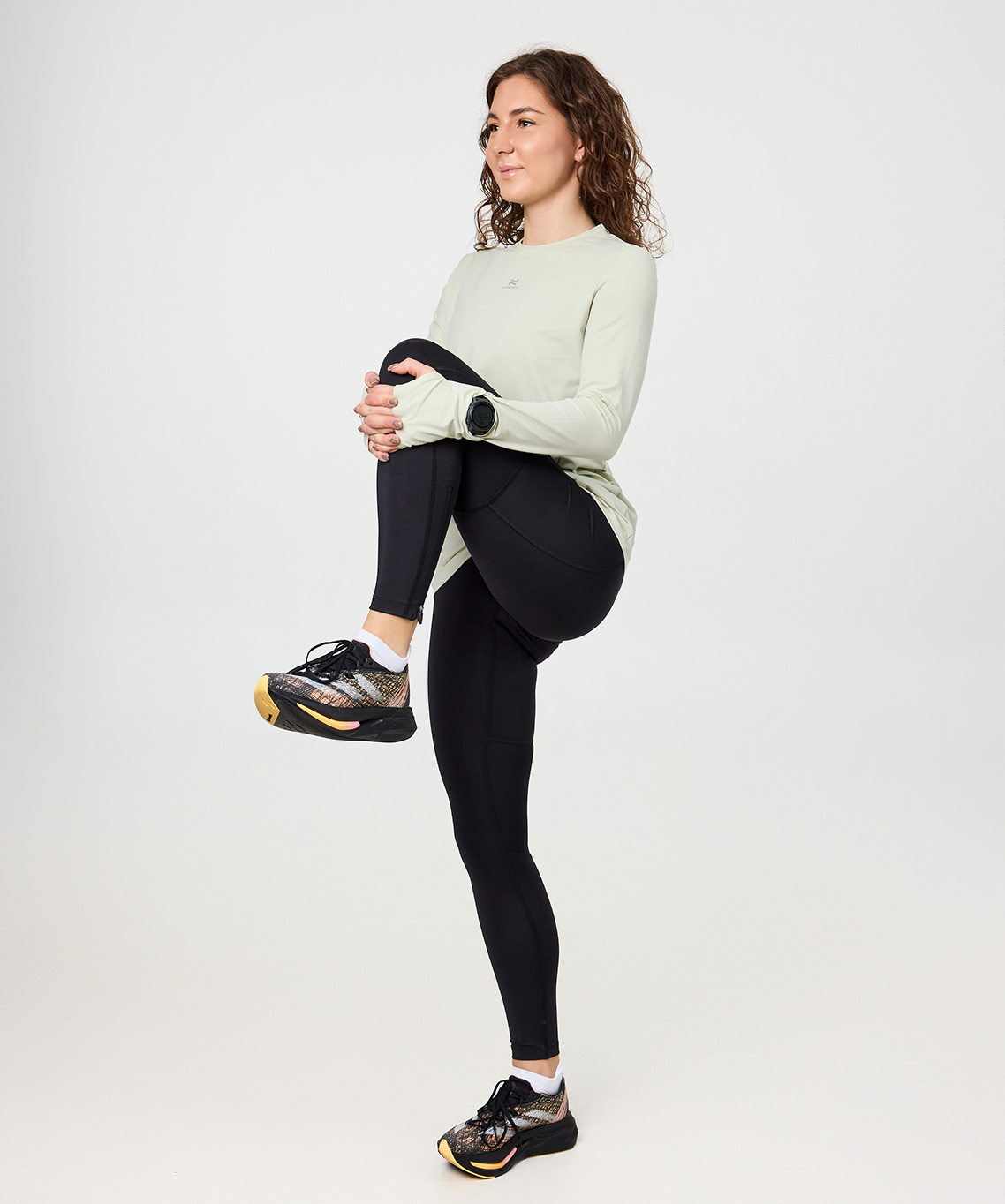 Лонгслив Nordski RunTech Smoky Green W