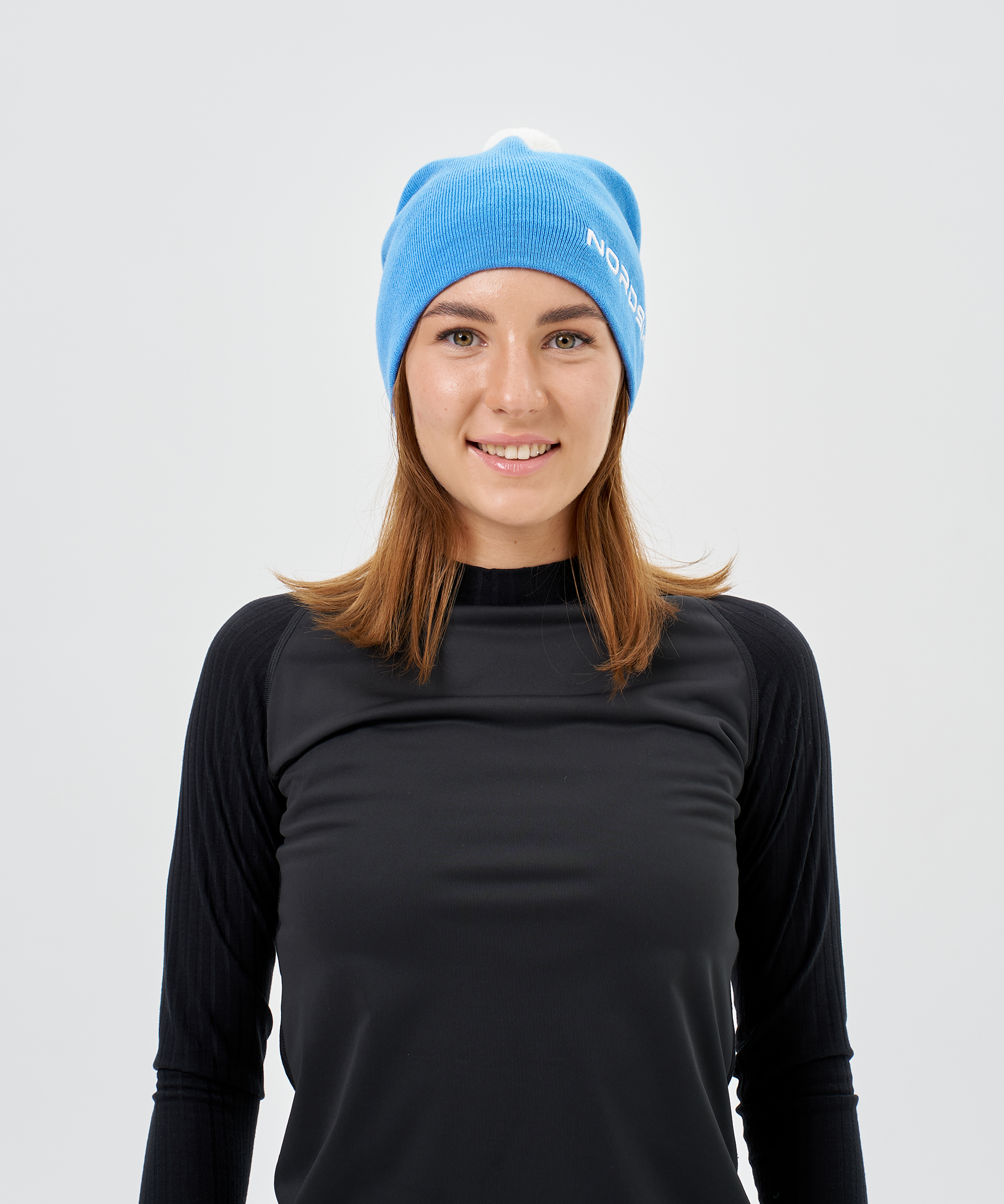 Шапка Nordski Embroidery Aqua