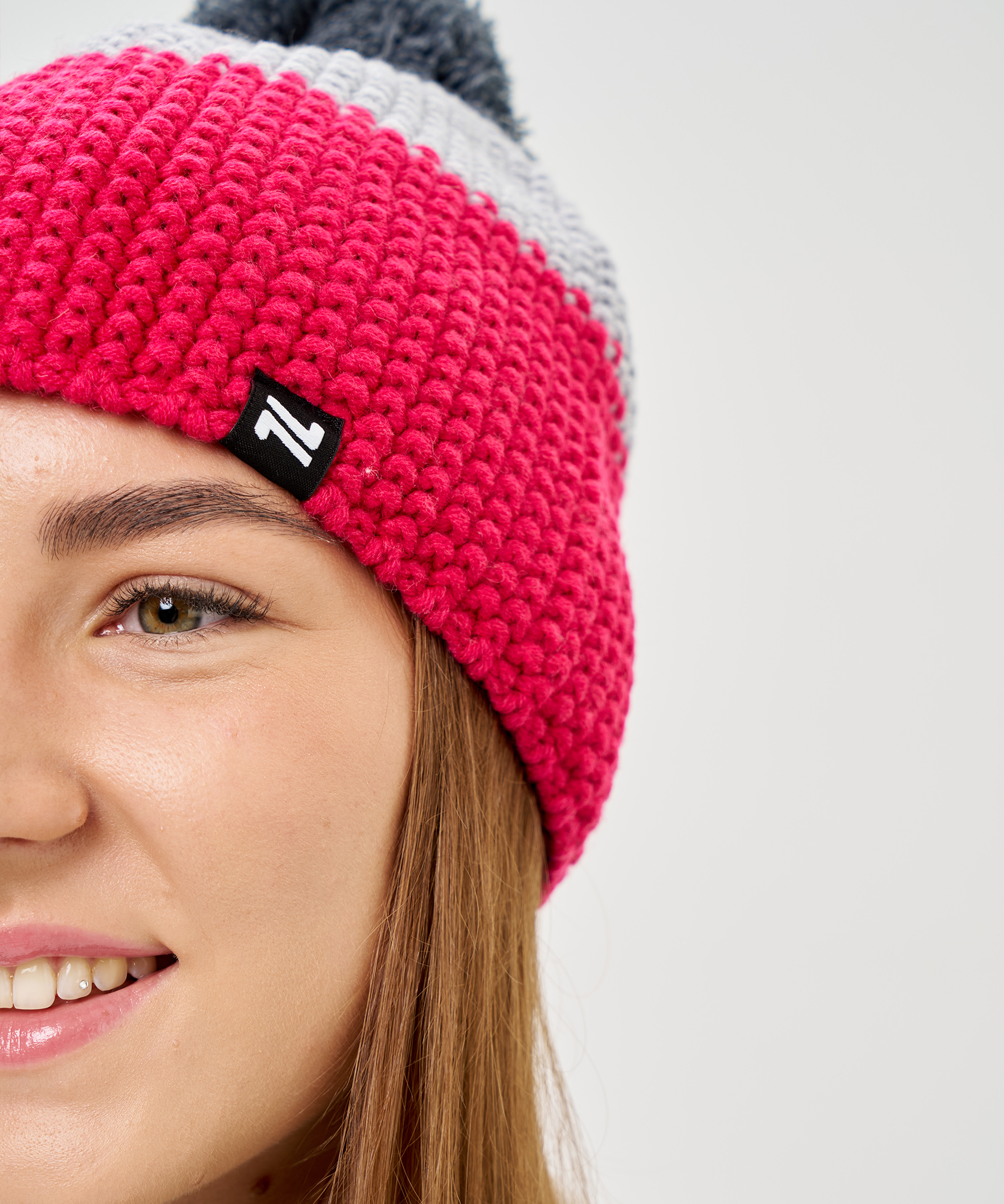 Шапка Nordski Frosty Pink/Grey